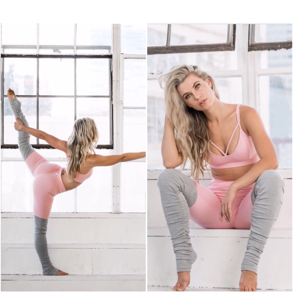 BNWT Namastetics Fusion Leggings Pink